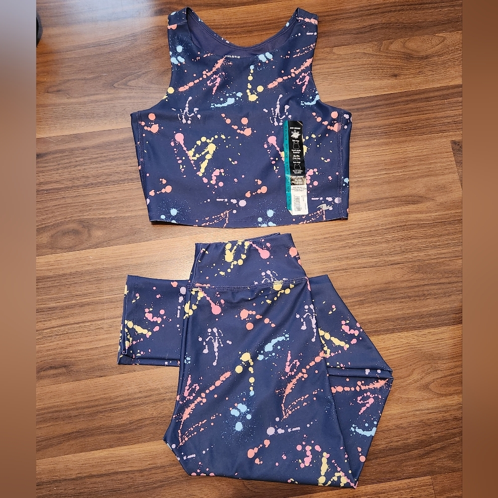 Kids Colorful Splatter Activewear Set